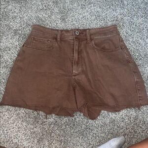 Brown Denim Women's Shorts- Never Worn!